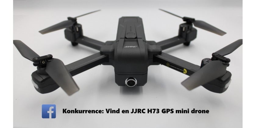 Drone konkurrence - Vind en JJRC H73 GPS mini drone med 2K kamera
