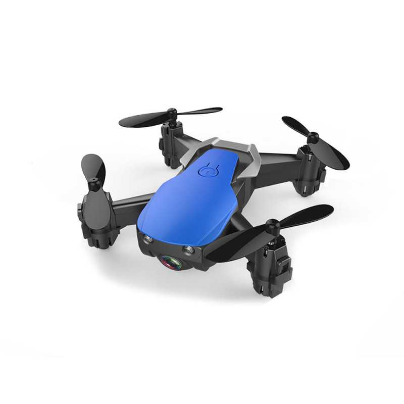 Eachine E61 – Indendørs FPV mikro drone med HD kamera – Begynder drone og øve drone + Gratis BonusPlus+ medlemskab – Vælg farve – Blå