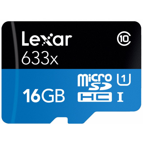 Lexar 633X 16Gb (V10) R95 - MicroSDHC/SDXC