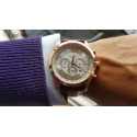 Luigi Ricci Eleganza X10 & X11 gavesæt (Armbånds ure til mænd & kvinder) med rosa guld og læder rem