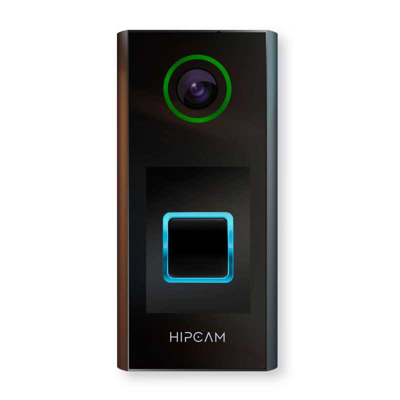 HIPCAM smart dørkamera dørklokke med LCD
