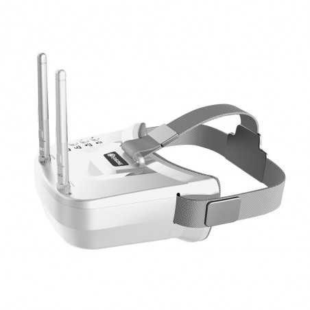 Eachine VR009 5.8G 40CH Auto-Searching Double Antennas mini FPV Goggles 3.0 Inch 480*320 LCD Screen Built-in Battery - Black