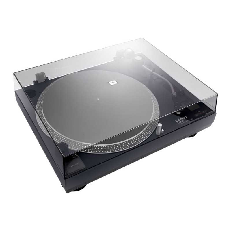 Lenco L-3808 Pladespiller Stereo Sort