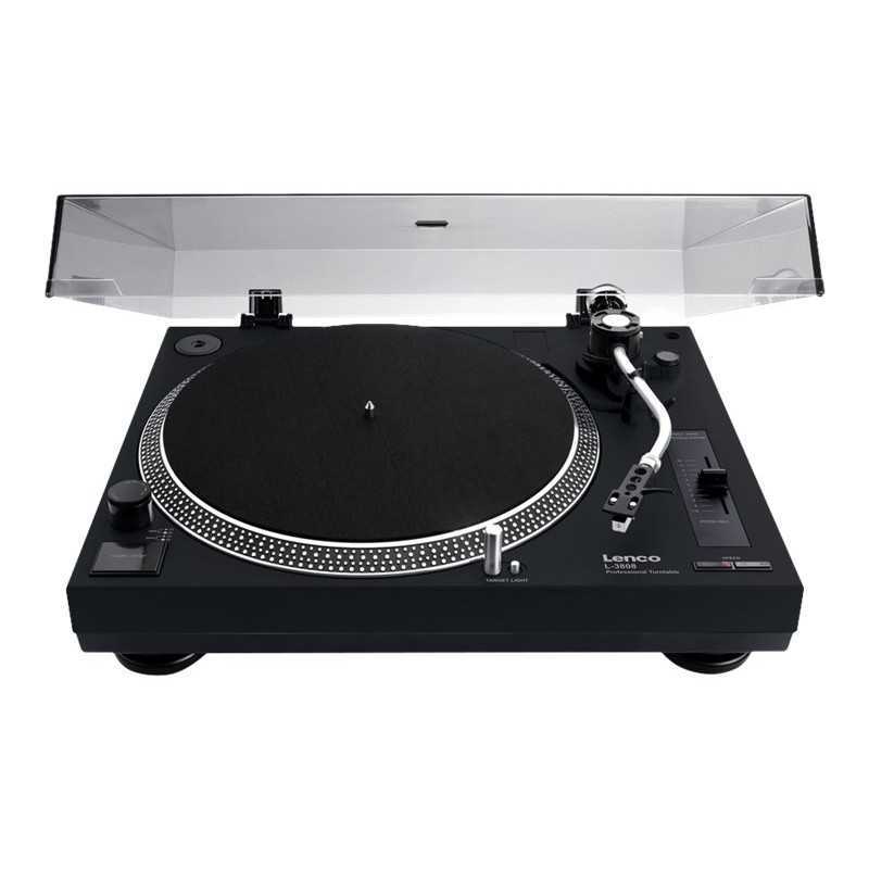 Lenco L-3808 Pladespiller Stereo Sort