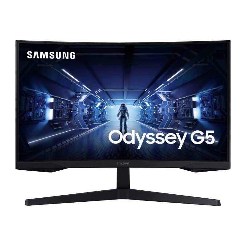 Samsung Odyssey G5 C27G54TQWU 27″ 2560 x 1440 HDMI DisplayPort 144Hz curved buet gaming PC skærm