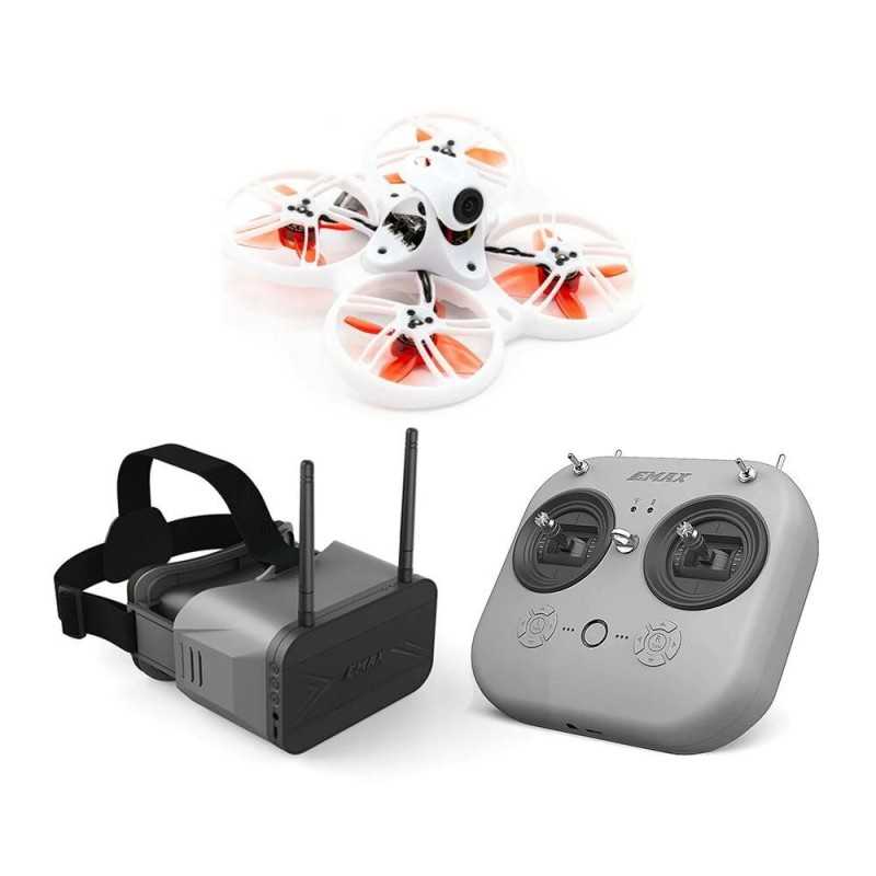 Emax Tinyhawk 3 Combo FPV startpakke med racing drone, FPV briller og fjernkontrol + Gratis BonusPlus+ medlemskab