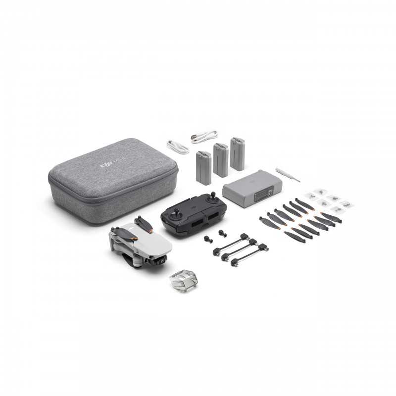 DJI Mini SE – Mini drone med 2,7K kamera + Gratis Bonus+ Plus medlemskab – Vælg model: – Combo Startpakke med ekstra tilbehør