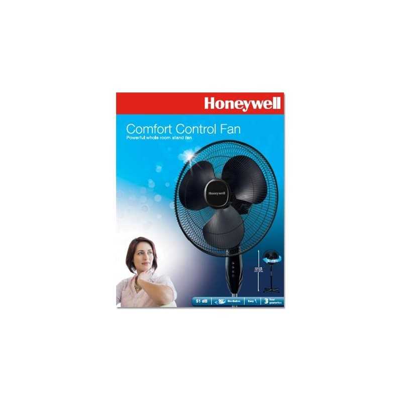Honeywell HSF1630E Køleventilator Gulvstående Sort