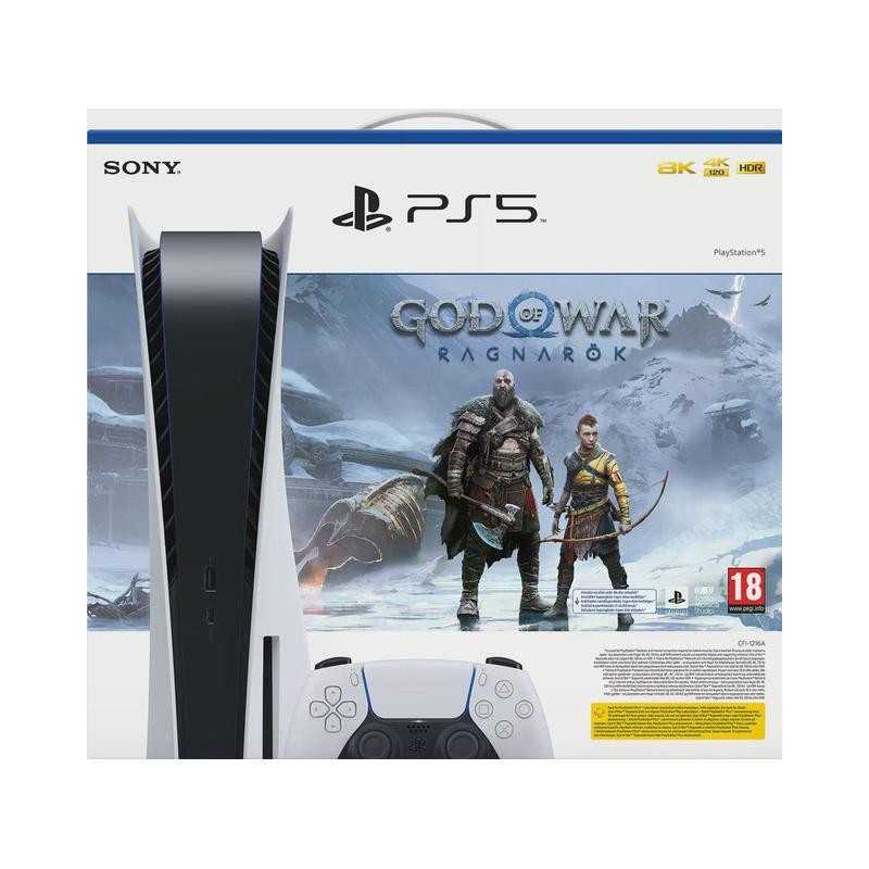 Sony PlayStation 5 - God of War: Ragnarok Bundle + Gratis BonusPlus medlemskab