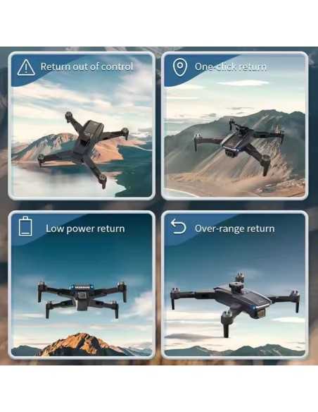 JJRC X33 Pro Fly More Combo mini drone med 8K/HD kamera, forhindringssensor, follow-me + Ekstra batteri + 2 Gratis gaver