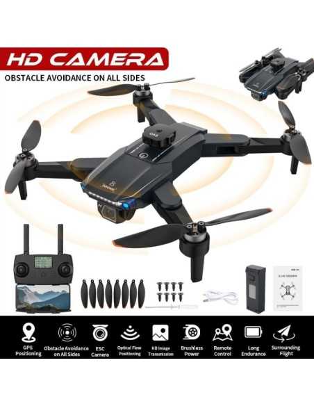 JJRC X33 Pro Fly More Combo mini drone med 8K/HD kamera, forhindringssensor, follow-me + Ekstra batteri + 2 Gratis gaver