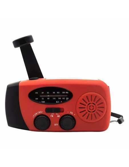 Denver SCR-2005 AM/FM Nødradio Rød med Solceller