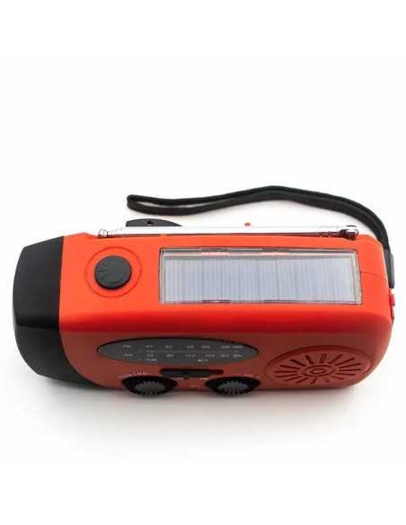 Denver SCR-2005 AM/FM Nødradio Rød med Solceller