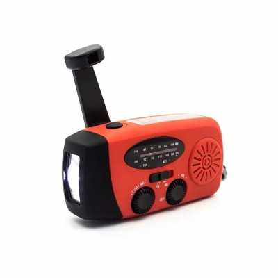 Denver SCR-2005 AM/FM Nødradio Rød med solceller