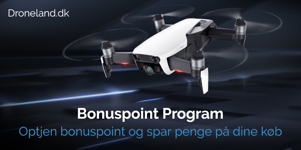 Bonuspoint Program - Køb droner med kamera med rabat