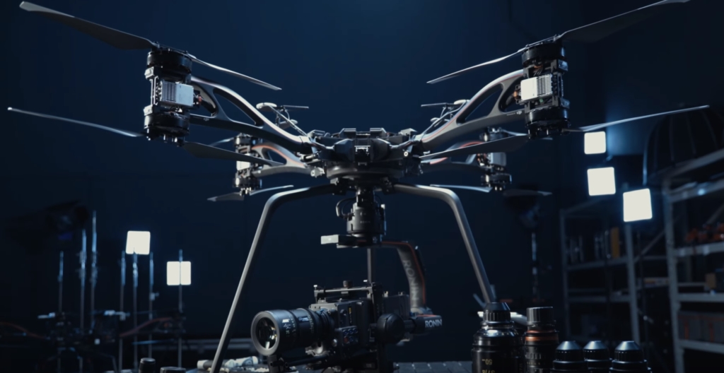 DJI Storm drone - professionel DJI drone service til filmindsutrien