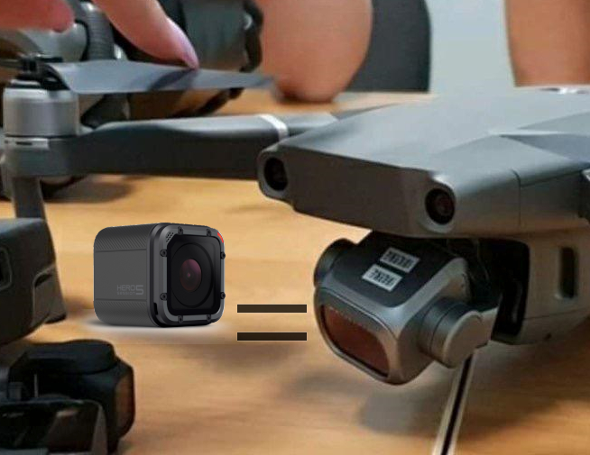 DJI Mavic 2 drone med aftagelig kamera & gimbal