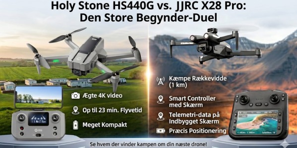 Holy Stone HS440G vs. JJRC X28 Pro: Den Store Begynder-Duel
