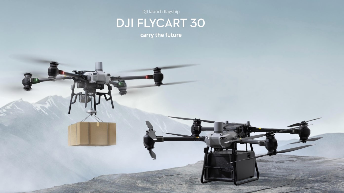 DJI lancerer DJI FlyCart 30 leveringsdrone