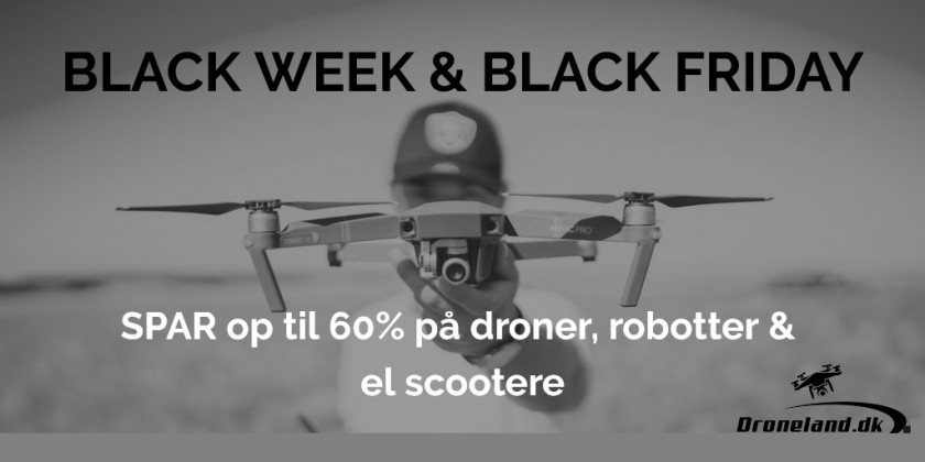 Black Friday priser & tilbud på de bedste droner hele november måned!