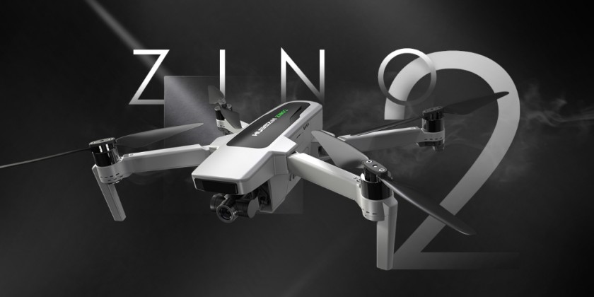 Vi lancerer nu Hubsan Zino 2 drone med 4K 60 FPS kamera, 33 min. flyvetid, 8 km. rækkevidde & follow me for KUN 4.995 kr. i intro pris!