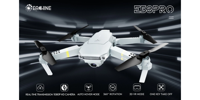 Den nye DroneX Pro 2 - Eachine E58 Pro drone er landet på lager!