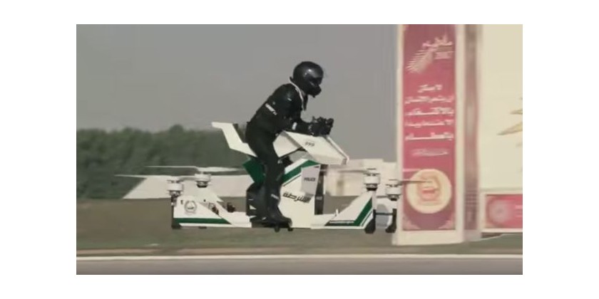 Drone-cykel bliver snart en del af Dubais politistyrke