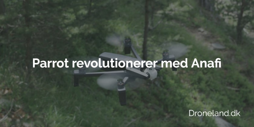 Parrot afslører sin nye 4K kamera drone, der kan pege 90° grader lodret op i luften!